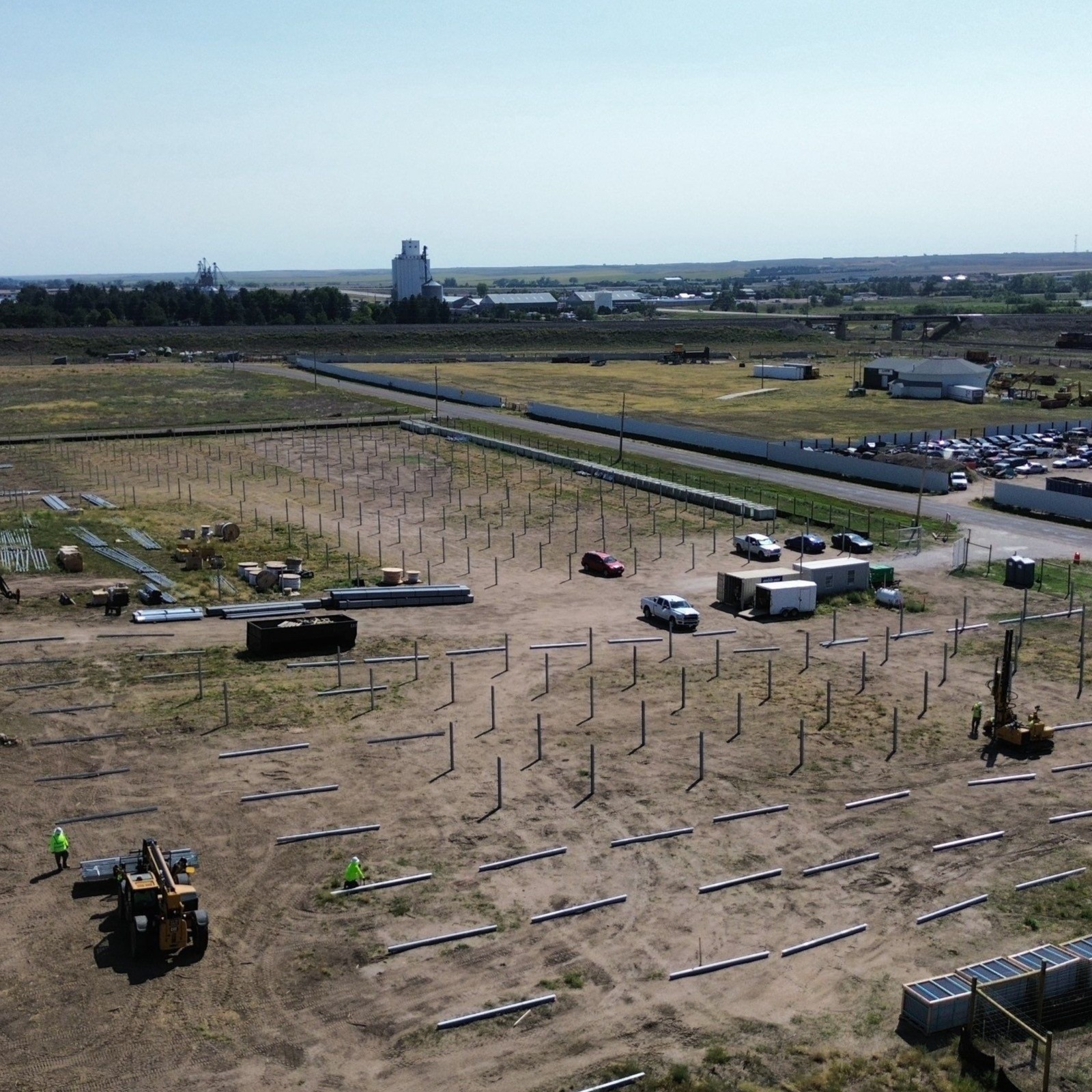 Solar construction in progress